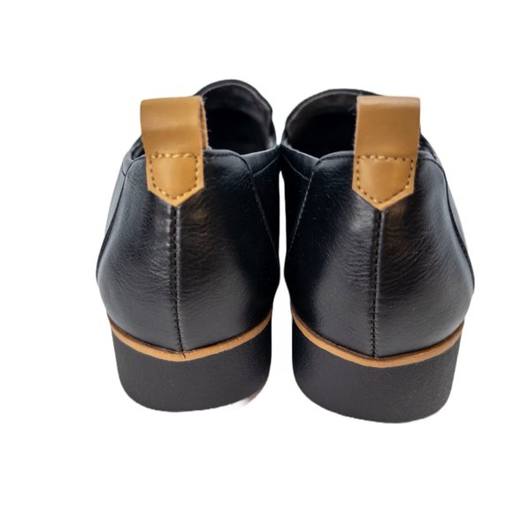 Dr. Scholls Womens Size 7.5 Webster Slip On Loafer Black Dress Shoe New Comfort - Picture 4 of 7